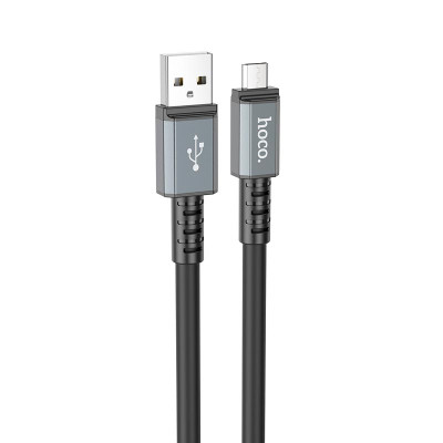 Кабель Hoco Micro USB Strength charging data cable X85 |1m, 2.4A|
