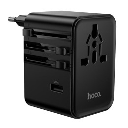 Адаптер мережевий HOCO Changer 5-port PD universal charger AC32 |2USB/3TypeC, PD/QC, 45W/3A|