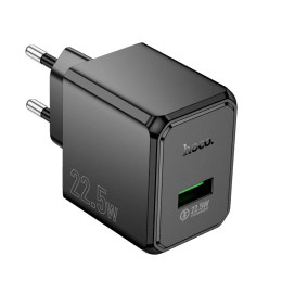 Адаптер мережевий HOCO Wish single port multi-protocol charger CS17A |1USB, 22.5W/3A|