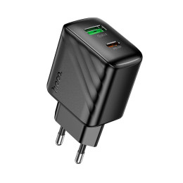 Адаптер мережевий HOCO Rico charger CS25A |1USB/1Type-C, 20W/3A| Адаптер мережевий HOCO Rico charger CS25A |1USB/1Type-C, 20W/3A|