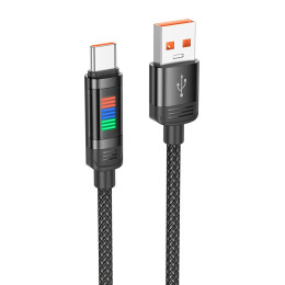 Кабель Hoco Type-C Lantern charging data cable U126 |1.2m, 5A|