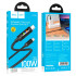 Кабель HOCO Lantern Type-C to Type-C charging data cable U126 |1.2m, 100W/5A|