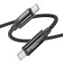 Кабель HOCO Lantern Type-C to Type-C charging data cable U126 |1.2m, 100W/5A|