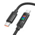 Кабель HOCO Lantern Type-C to Type-C charging data cable U126 |1.2m, 100W/5A|