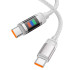 Кабель HOCO Lantern Type-C to Type-C charging data cable U126 |1.2m, 100W/5A|