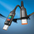 Кабель HOCO Lantern Type-C to Type-C charging data cable U126 |1.2m, 100W/5A|