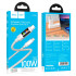 Кабель HOCO Lantern Type-C to Type-C charging data cable U126 |1.2m, 100W/5A|