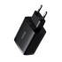 Адаптер мережевий Baseus Compact Charger 3U 17W EU |3USB, QC, 3.4A| (CCXJ020102)