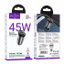 Адаптер автомобільний Hoco Rigorous port Car charger NZ16B |2Type-C, 45W/3A, PD25W/QC|