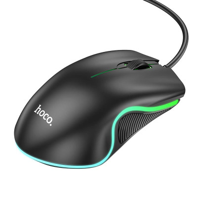 Миша HOCO Enjoy gaming luminous wired mouse GM19