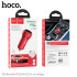 Адаптер автомобільний Hoco Resolute Car charger Z38 |1USB/1Type-C, QC/PD, 3A, 38W|