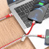 Кабель Hoco Combo 2 in 1 Lightning / Type-C Zipper charging cable U97 |0.96M, 2.4A|