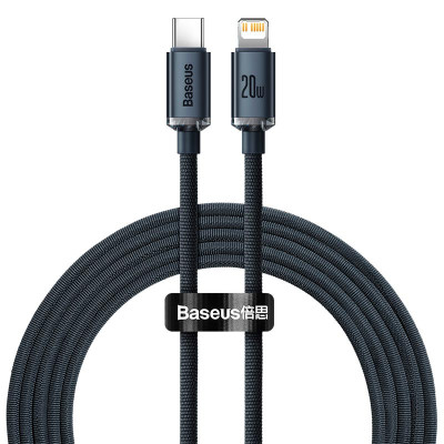 Кабель Baseus Type-C to Lightning Crystal Shine Series Fast Charging Data Cable |2m, 20W|