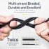 Кабель BASEUS Combo twins 2 in 1 Cable Type-C to Type-c / Lightning |1M, 60W (20V 3A) + 18W (9V 2A)| (CATLYW-H01)