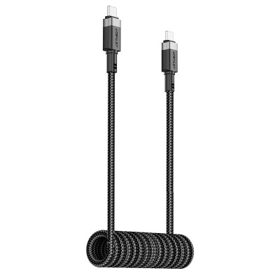 Кабель ACEFAST USB-C to USB-C spring charging data cable C14-03 |1.2m, 60W/3A|