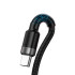 Кабель BASEUS Type-C Cafule HW Quick Charging Data Cable USB Double-sided Blind Interpolation |5A, 40W, 1M| (CATKLF-P91)