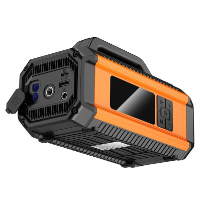 Бустер-насос для авто Hoco Intelligent air pump with emergency start-up power bank QS4 10000mAh |360A/800A, 1.8-3.8 bar|