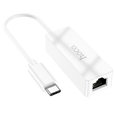 Перехідник HOCOAcquire Type-C ethernet adapter (100 Mbps) UA22
