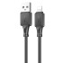 Кабель Hoco lightning Assistant silicone charging data cable X101 |1m, 2.4A|