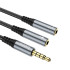 Кабель HOCO 2-in-1 3.5 headset audio adapter Cable UPA21 (male to 2female) |0.25M|