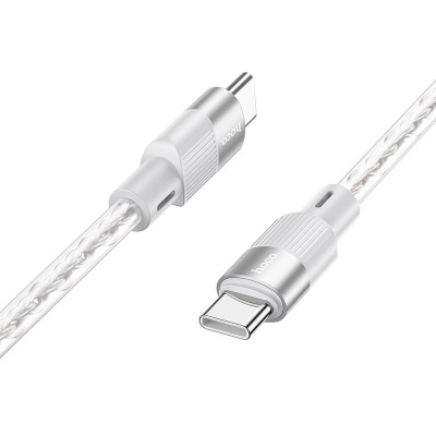Кабель Hoco X99 Crystal junction Type-C to Type-C silicone charging data cable |1m, 60W/3A|