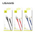 Кабель Usams Lightning Smart Power-off u-Tone series US-SJ344 |1.2m, 2A|