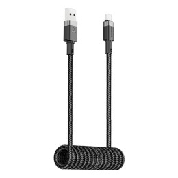 Кабель ACEFAST USB-A to USB-C spring charging data cable C14-04 |1.2m, 3A|