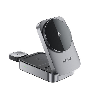 Зарядка Qi ACEFAST Desktop 3-in-1 Wireless Charging holder E22 |15W Max, 22.5W Total|