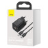 Адаптер мережевий BASEUS Type-C to Type-C Cable Super si Quick Charger |1Type-C, 3A/25W, PD/QC| (TZCCSUP-L02)