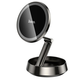 Утримувач HOCO Metal ring magnetic car holder (center console) H83 |4.5-7"| Утримувач HOCO Metal ring magnetic car holder (center console) H83 |4.5-7"|