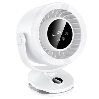 Вентилятор HOCO clip mount fan HX608 |5 Levels, 2.5.2-8h, 40dB|