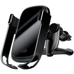 Тримач BASEUS auto lock with wireles charger vehice mounted Rock-solid Electric |10W|