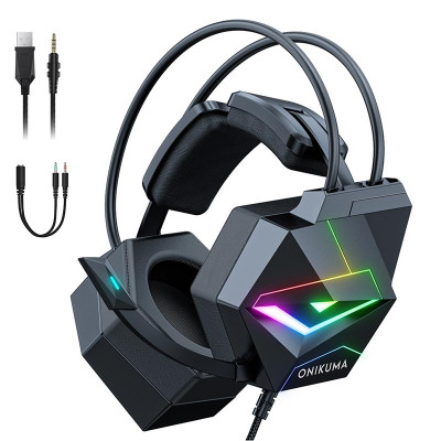 Навушники ONIKUMA Gaming with RGB LED X20