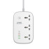 Подовжувач мережевий LDNIO c Wi-Fi SCW3451 |3USB/1Type-C, 3Sockets. QC/PD, 30W/10A, 2m EU Plug|