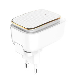 Адаптер мережевий Ldnio Type-C USB Cable Touch Light A2205 |2USB, 2.4A|