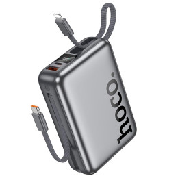 HOCO Eminente power bank with IP+C cable Q39 20000mAh |1USB/1Type-C, 22.5W/3A, PD/QC|
