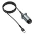 Адаптер автомобільний Hoco Type-C Cable Wise road dual port Car charger set NZ4 |2USB, 4.8A|
