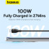 Кабель Baseus Type-C Pudding Series Fast Charging Cable |100W/6A, 1.2m|