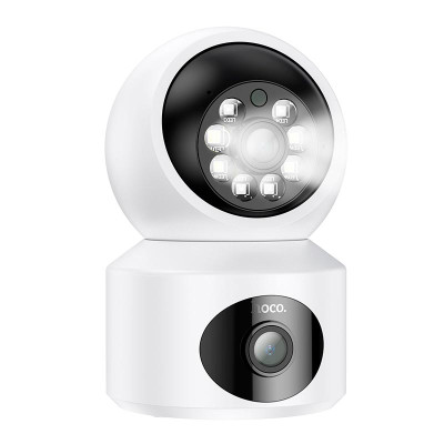 Камера відеоспостереження HOCO DI53 Admire dual-lens smart surveillance camera |1080P, 2.4G, 360°|