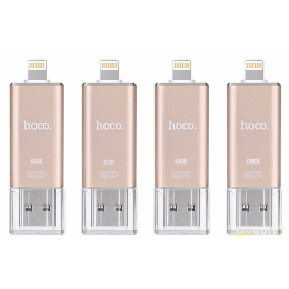 Флешка USB/lightning MFI Hoco UD2 16GB