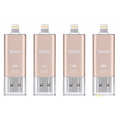 Флешка USB/lightning MFI Hoco UD2 16GB