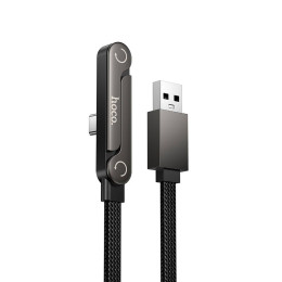 Кабель HOCO Type-C Exquisite bracket charging data cable U150 |1.2m, 36W/3A|