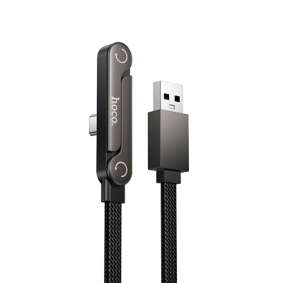 Кабель HOCO Type-C Exquisite bracket charging data cable U150 |1.2m, 36W/3A|