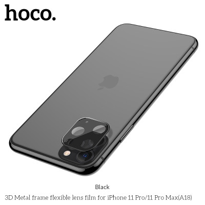 Захисне скло HOCO 3D Metal для камери iPhone 11 Pro / 11 Pro Max (A18)