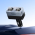 Адаптер автомобільний HOCO Smart dual cigarette lighter car charger Z65 |2DC, 240W|