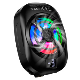 Кулер для телефону HOCO Blue diamond mobile phone cooler GM76 |LED, 3 Speed|