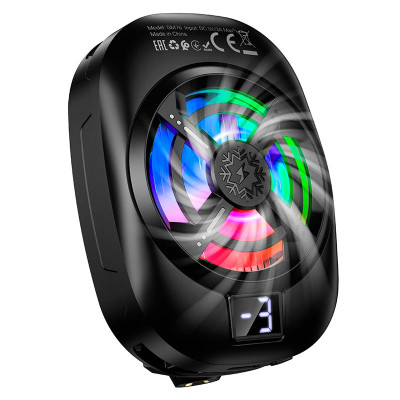 Кулер для телефону HOCO Blue diamond mobile phone cooler GM76 |LED, 3 Speed|