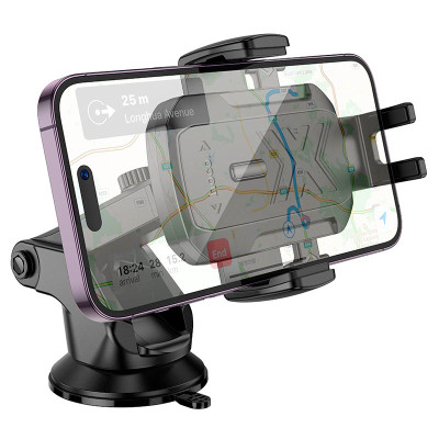 Тримач HOCO Gamble one-button Car holder H65 (center console) |4.5-7"|