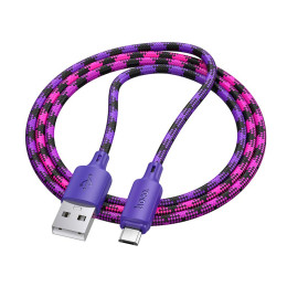 Кабель HOCO Micro USB Meridian charging data cable X116 |1m, 2.4A|