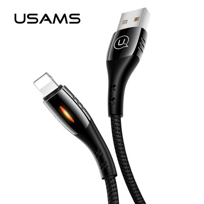 Кабель Usams Lightning Smart Power-off u-Tone series US-SJ345 |2m, 2A|